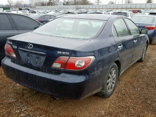 JTHBF30GX20037063 - 2002 LEXUS ES 300 BLUE photo 4