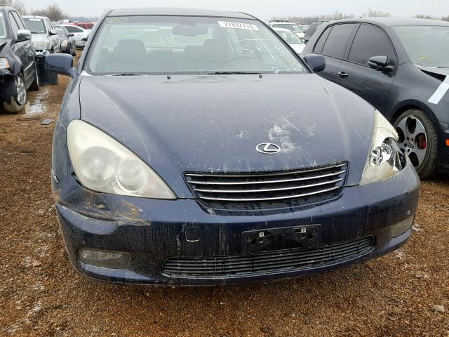 JTHBF30GX20037063 - 2002 LEXUS ES 300 BLUE photo 9