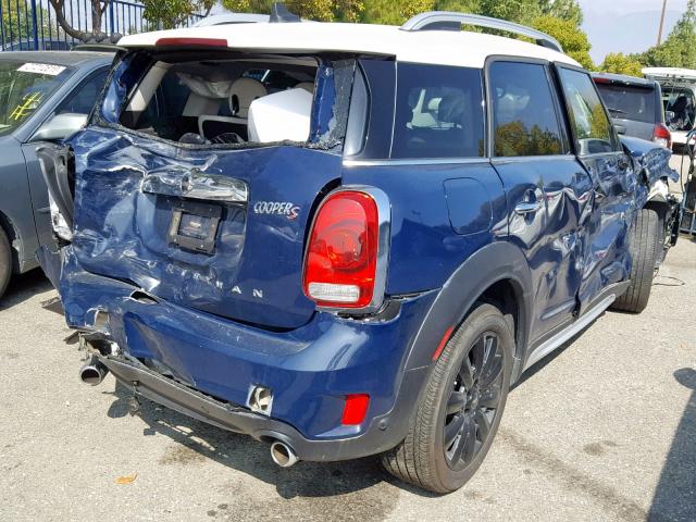 WMZYT3C31J3D99120 - 2018 MINI COOPER S C BLUE photo 4