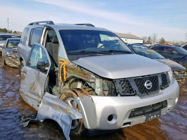 5N1AA0NC9DN609628 - 2013 NISSAN ARMADA SV SILVER photo 1