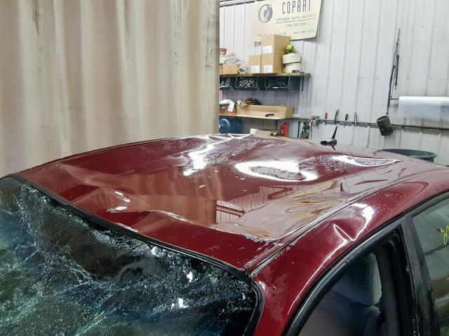 2G1WF55E759233308 - 2005 CHEVROLET IMPALA MAROON photo 9
