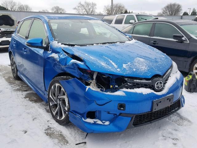 JTNKARJE3GJ516602 - 2016 TOYOTA SCION IM BLUE photo 1