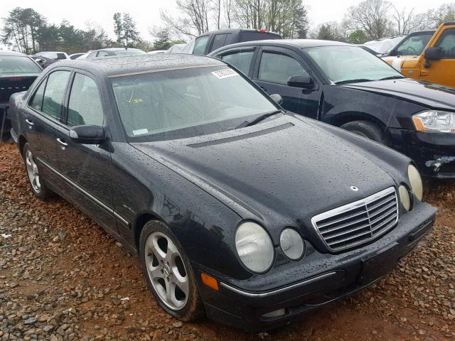 WDBJF65J02B490842 - 2002 MERCEDES-BENZ E 320 BLACK photo 1