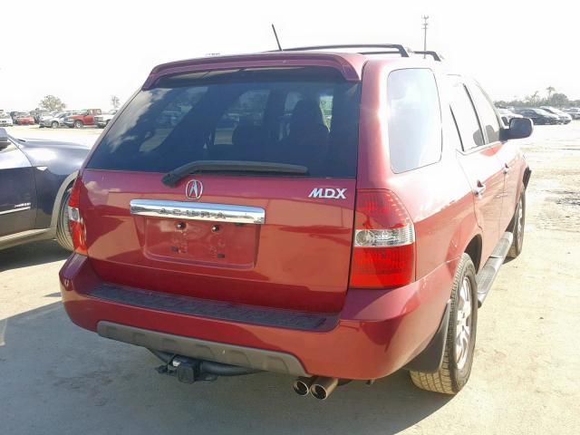 2HNYD188X3H546371 - 2003 ACURA MDX TOURIN RED photo 4