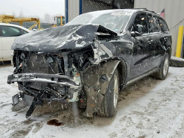 1D4SE4GTXBC594344 - 2011 DODGE DURANGO CR BLACK photo 2