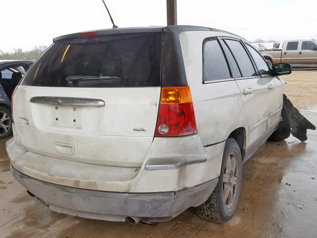 2A8GM68X27R254275 - 2007 CHRYSLER PACIFICA T WHITE photo 4