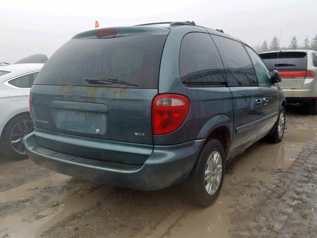 1D4GP45R07B114560 - 2007 DODGE CARAVAN SX GREEN photo 4