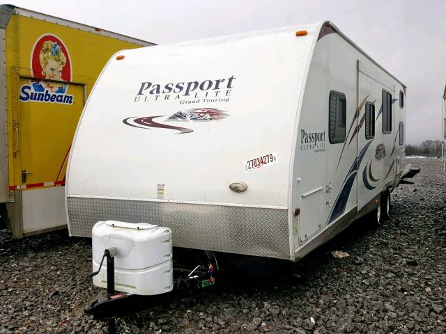 4YDT29124BD410918 - 2011 KEYSTONE PASSPORT WHITE photo 2