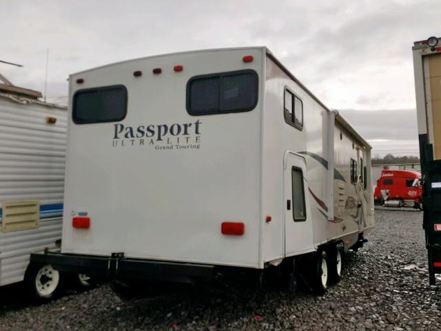 4YDT29124BD410918 - 2011 KEYSTONE PASSPORT WHITE photo 4