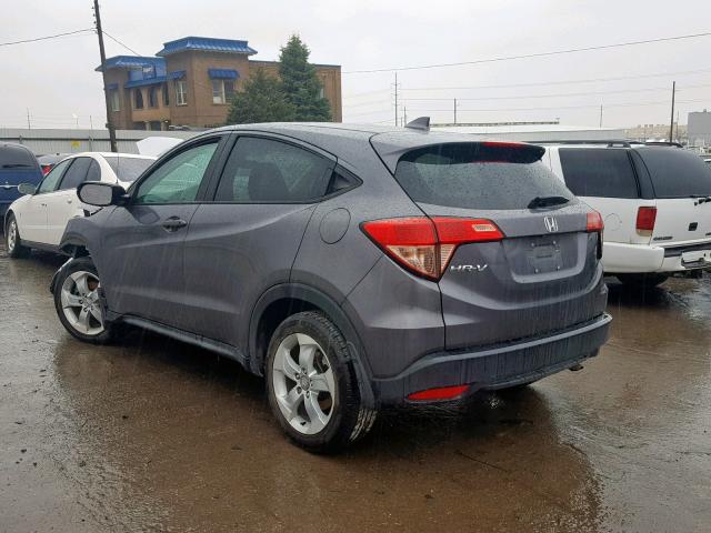 3CZRU5H52GM706817 - 2016 HONDA HR-V EX GRAY photo 3