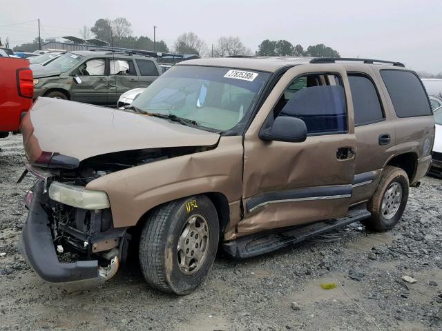 1GNEC13V94R122150 - 2004 CHEVROLET TAHOE C150 BROWN photo 2