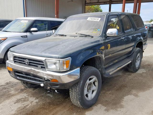 JT3VN29V4S0059755 - 1995 TOYOTA 4RUNNER VN GREEN photo 2