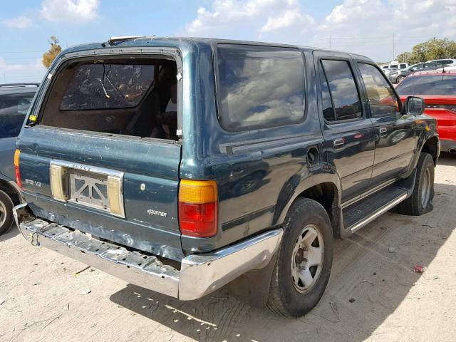 JT3VN29V4S0059755 - 1995 TOYOTA 4RUNNER VN GREEN photo 4