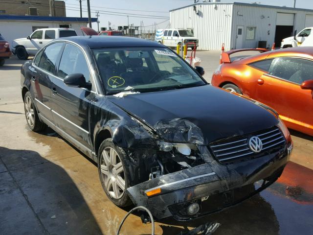 WVWAD63B65E078690 - 2005 VOLKSWAGEN PASSAT GLS BLACK photo 1