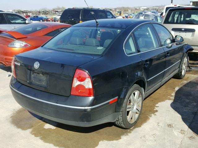 WVWAD63B65E078690 - 2005 VOLKSWAGEN PASSAT GLS BLACK photo 4