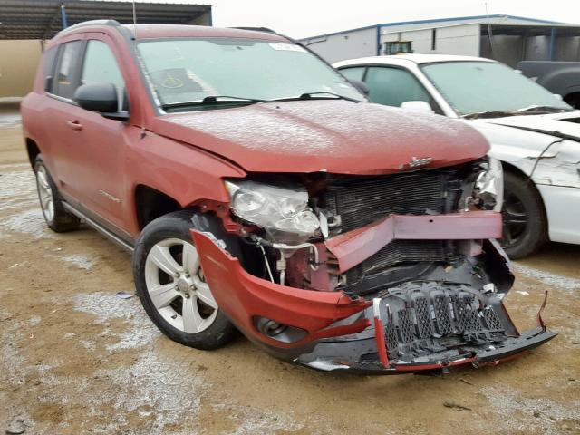 1J4NT1FA0BD208744 - 2011 JEEP COMPASS SP RED photo 1