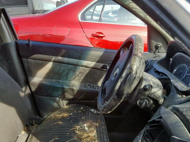 KL1TD56608B148635 - 2008 CHEVROLET AVEO BASE ვერცხლისფერი ფოტო 5