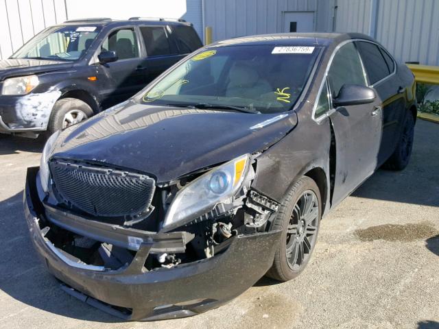 1G4PR5SK9D4166530 - 2013 BUICK VERANO CON BLACK photo 2