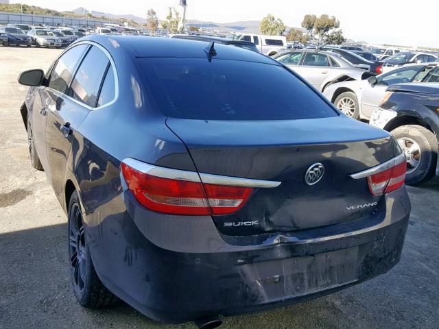 1G4PR5SK9D4166530 - 2013 BUICK VERANO CON BLACK photo 3