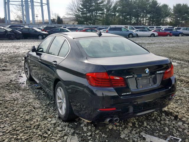 WBA5A7C56ED614941 - 2014 BMW 528 XI BLACK photo 3