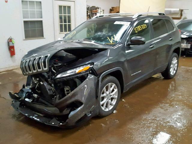 1C4PJMCS9FW758201 - 2015 JEEP CHEROKEE L GRAY photo 2