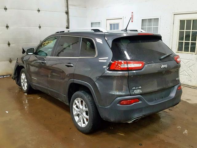 1C4PJMCS9FW758201 - 2015 JEEP CHEROKEE L GRAY photo 3