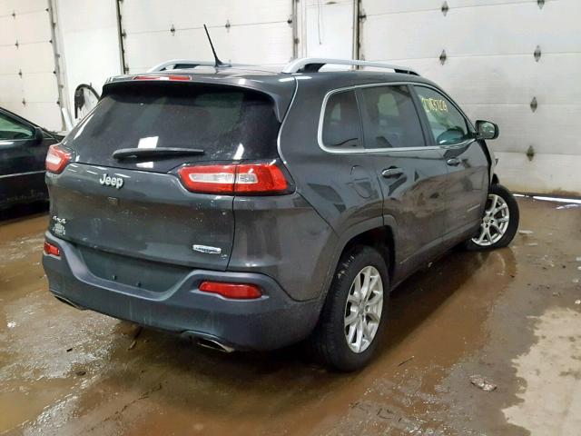 1C4PJMCS9FW758201 - 2015 JEEP CHEROKEE L GRAY photo 4