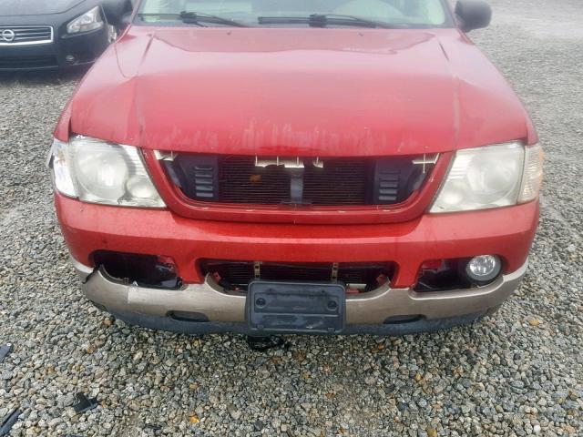 1FMZU74W33UB85933 - 2003 FORD EXPLORER E RED photo 7