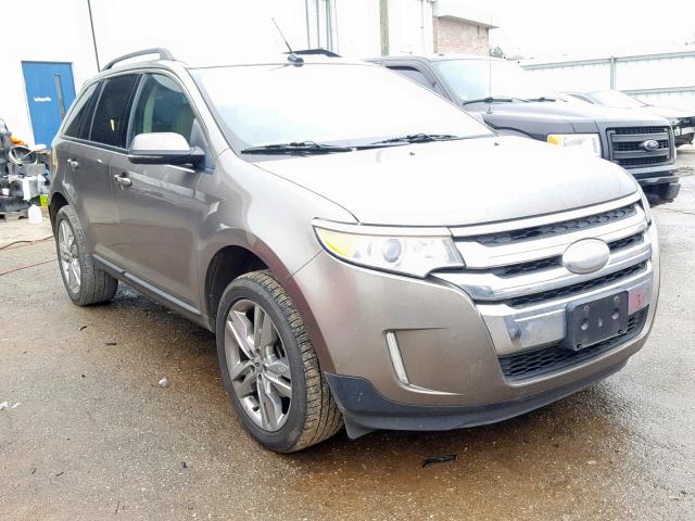 2FMDK3JC1DBB34814 - 2013 FORD EDGE SEL SILVER photo 1