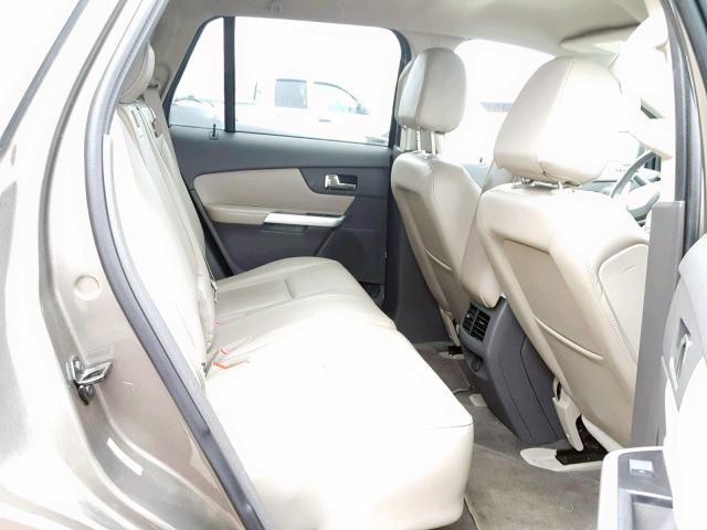 2FMDK3JC1DBB34814 - 2013 FORD EDGE SEL SILVER photo 6