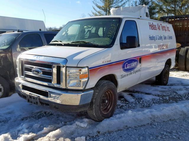 1FTNE24L78DB25069 - 2008 FORD ECONOLINE WHITE photo 2