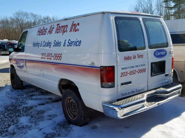 1FTNE24L78DB25069 - 2008 FORD ECONOLINE WHITE photo 3