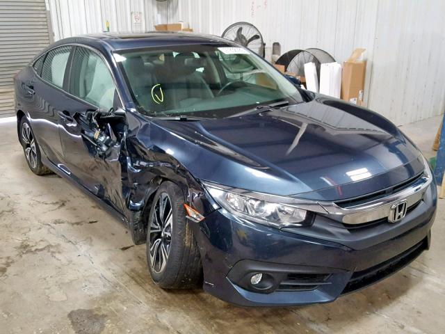 19XFC1F72GE006556 - 2016 HONDA CIVIC EXL BLUE photo 1