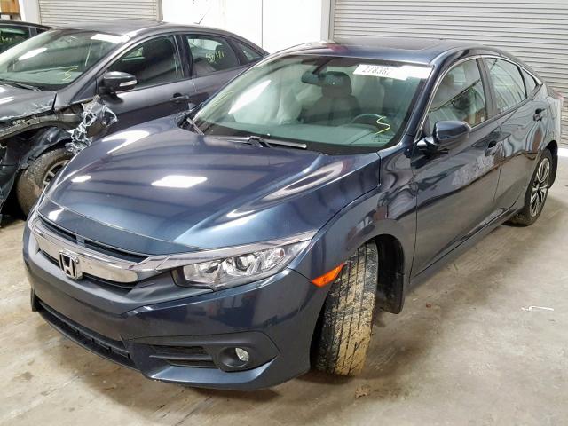 19XFC1F72GE006556 - 2016 HONDA CIVIC EXL BLUE photo 2