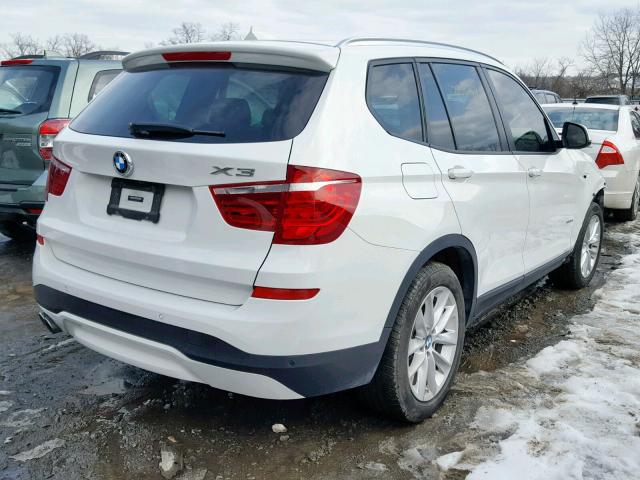 5UXWX9C39H0W75016 - 2017 BMW X3 XDRIVE2 WHITE photo 4