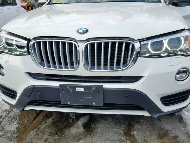 5UXWX9C39H0W75016 - 2017 BMW X3 XDRIVE2 WHITE photo 7