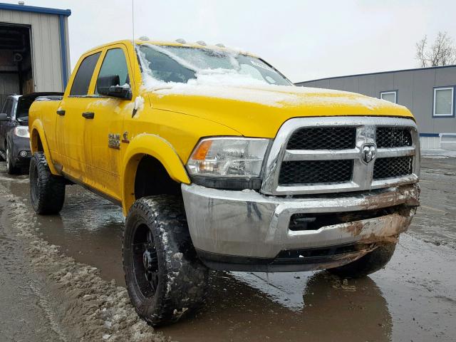 3C6UR5CL8DG570718 - 2013 RAM 2500 ST YELLOW photo 1