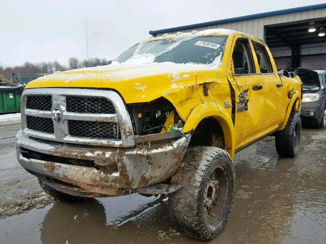 3C6UR5CL8DG570718 - 2013 RAM 2500 ST YELLOW photo 9