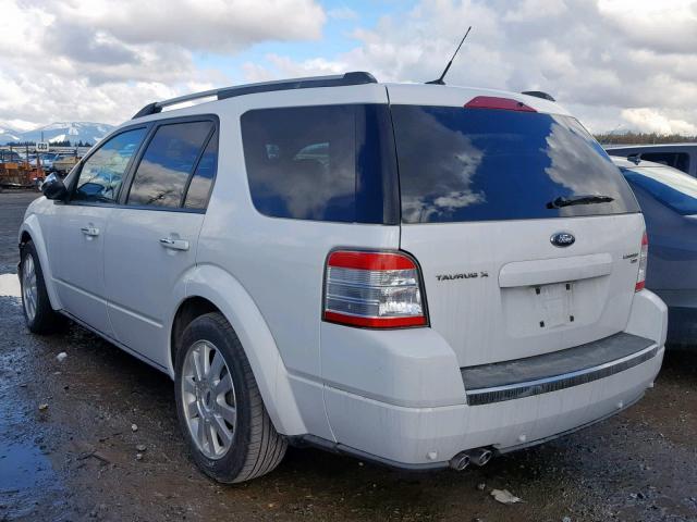 1FMDK06W08GA40231 - 2008 FORD TAURUS X L WHITE photo 3