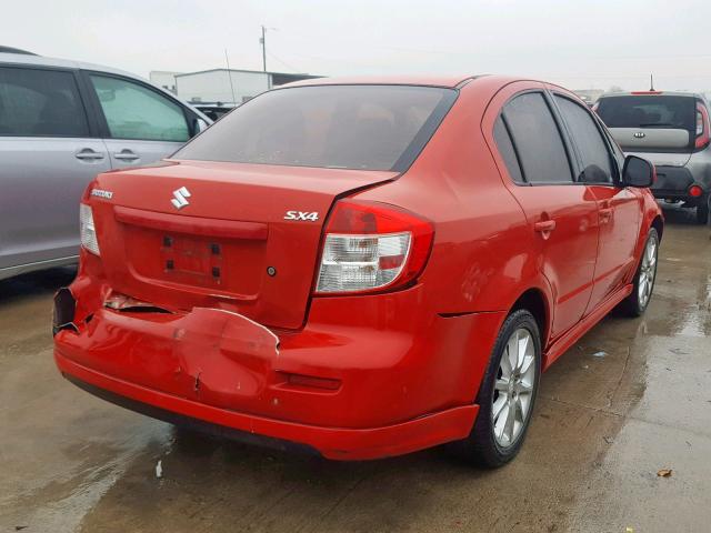 JS2YC415585106282 - 2008 SUZUKI SX4 CONVEN RED photo 4