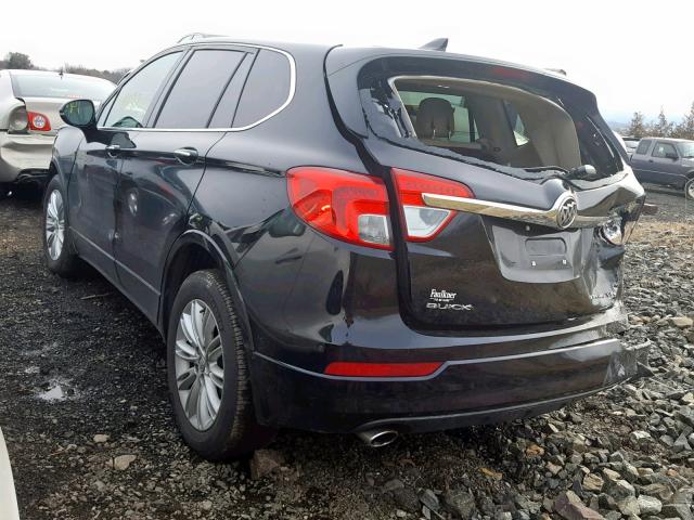 LRBFXASA7HD002803 - 2017 BUICK ENVISION P BLACK photo 3