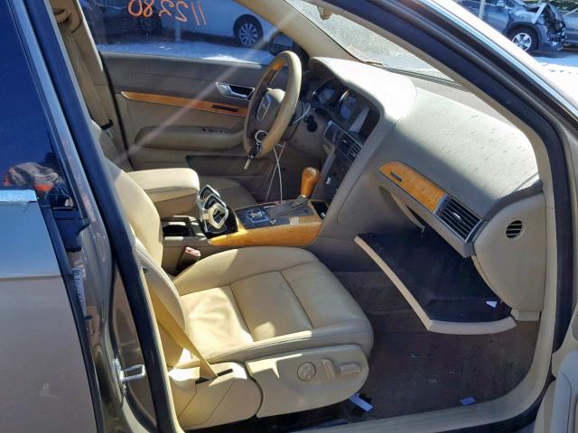 WAUDG74F56N062989 - 2006 AUDI A6 3.2 QUA TAN photo 5