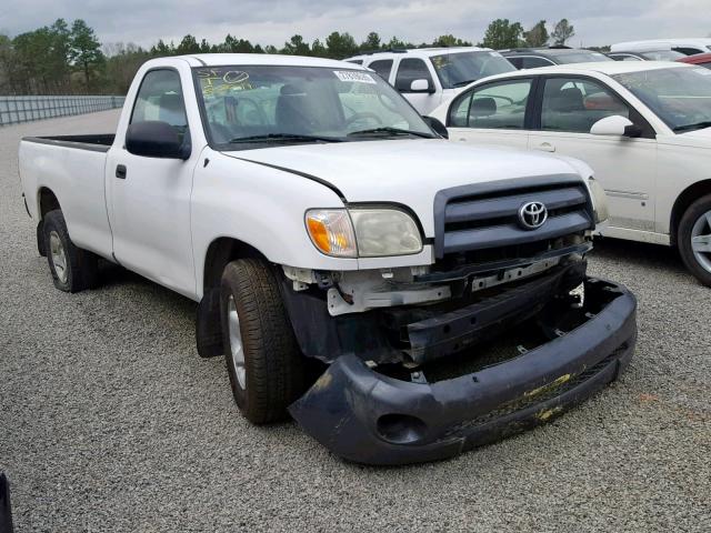 5TBJU32185S453005 - 2005 TOYOTA TUNDRA WHITE photo 1