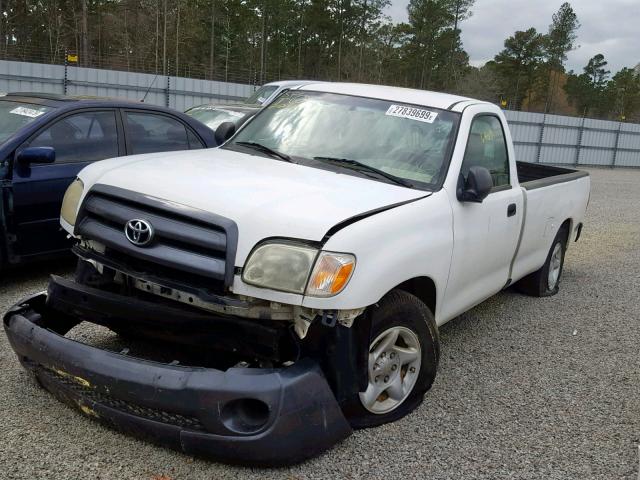 5TBJU32185S453005 - 2005 TOYOTA TUNDRA WHITE photo 2