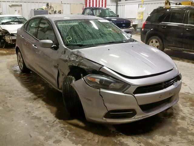 1C3CDFBB0GD605694 - 2016 DODGE DART SXT SILVER photo 1