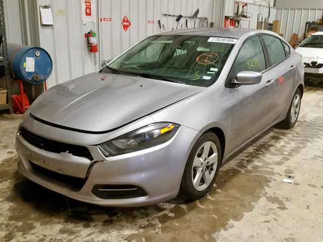 1C3CDFBB0GD605694 - 2016 DODGE DART SXT SILVER photo 2