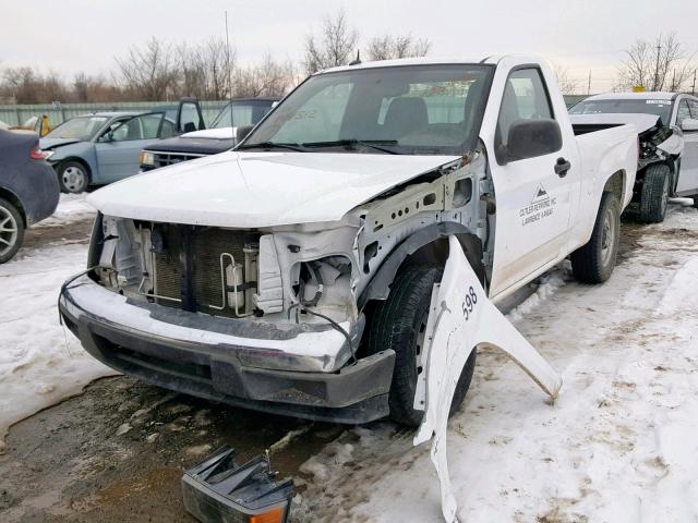 1GTC5LF98C8144312 - 2012 GMC CANYON WHITE photo 2