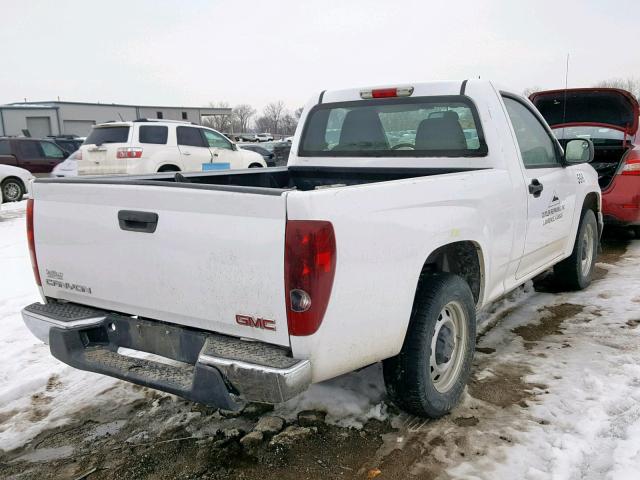 1GTC5LF98C8144312 - 2012 GMC CANYON WHITE photo 4