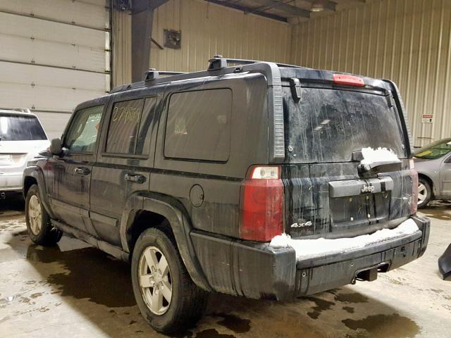 1J8HG48K28C180922 - 2008 JEEP COMMANDER BLACK photo 3