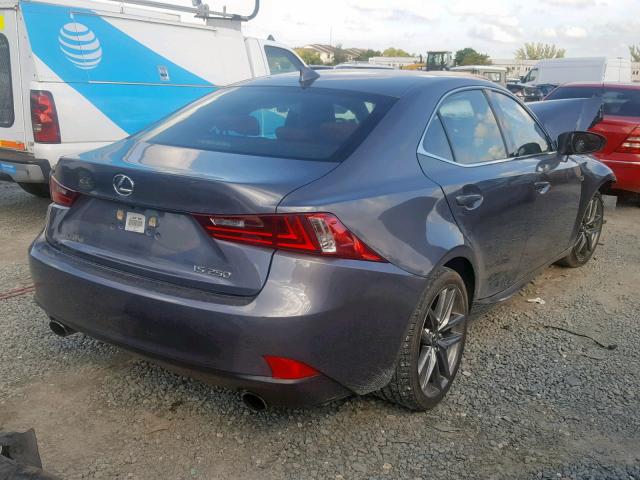 JTHBF1D21E5027547 - 2014 LEXUS IS 250 GRAY photo 4